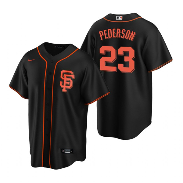 Men's San Francisco Giants #23 Joc Pederson Black Cool Base Stitched Jersey Men's San Francisco Giants #23 Joc Pederson Black Cool Base Stitched Jersey