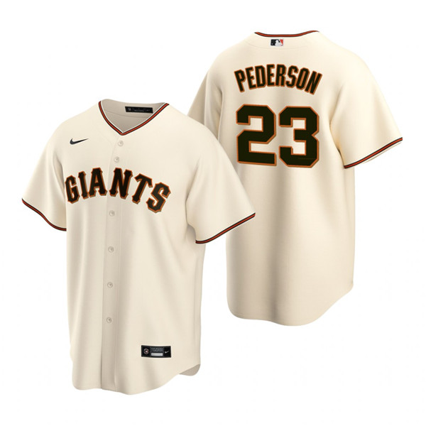 Men's San Francisco Giants #23 Joc Pederson Cream Cool Base Stitched Jersey Men's San Francisco Giants #23 Joc Pederson Cream Cool Base Stitched Jersey