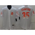 Men's San Francisco Giants #35 Brandon Crawford White 2021 MLB All Star Stitched Cool Base Nike Jersey Men's San Francisco Giants #35 Brandon Crawford White 2021 MLB All Star Stitched Cool Base Nike Jersey