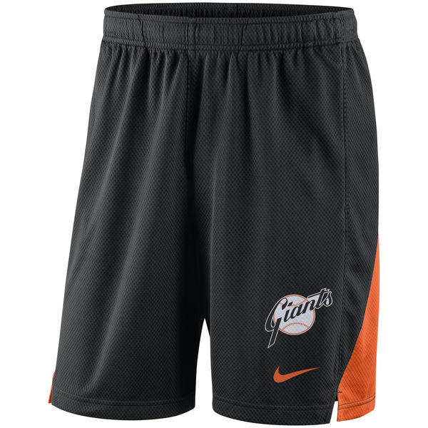 Men's San Francisco Giants Nike Black Franchise Performance Shorts Men's San Francisco Giants Nike Black Franchise Performance Shorts