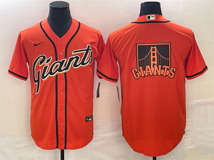 Men's San Francisco Giants Orange Team Big Logo Cool Base Stitched Baseball JerseyS Men's San Francisco Giants Orange Team Big Logo Cool Base Stitched Baseball JerseyS