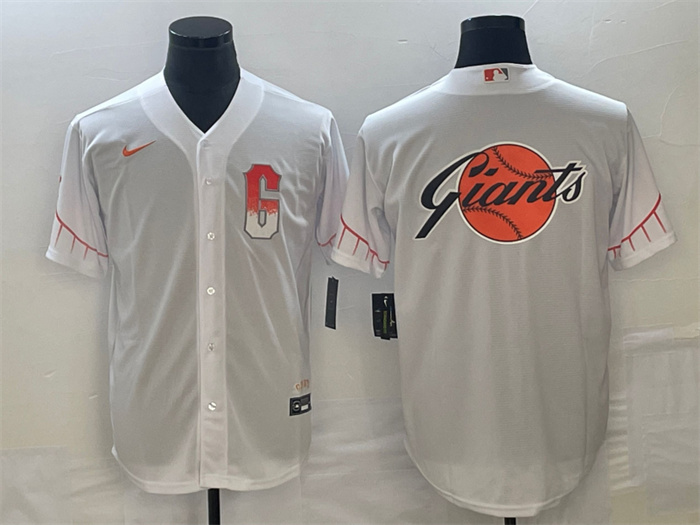 Men's San Francisco Giants White Team Big Logo Cool Base Stitched Baseball Jersey Men's San Francisco Giants White Team Big Logo Cool Base Stitched Baseball Jersey