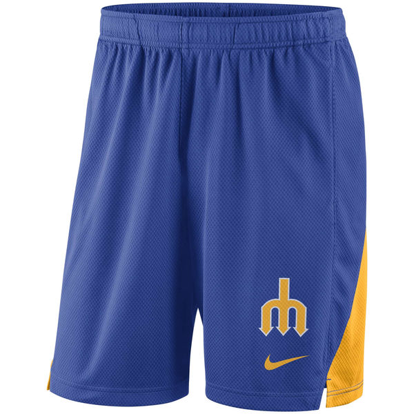 Men's Seattle Mariners Nike Royal Franchise Performance Shorts Men's Seattle Mariners Nike Royal Franchise Performance Shorts