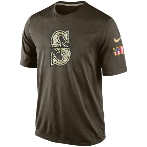 Men's Seattle Mariners Salute To Service Nike Dri-FIT T-Shirt Men's Seattle Mariners Salute To Service Nike Dri-FIT T-Shirt