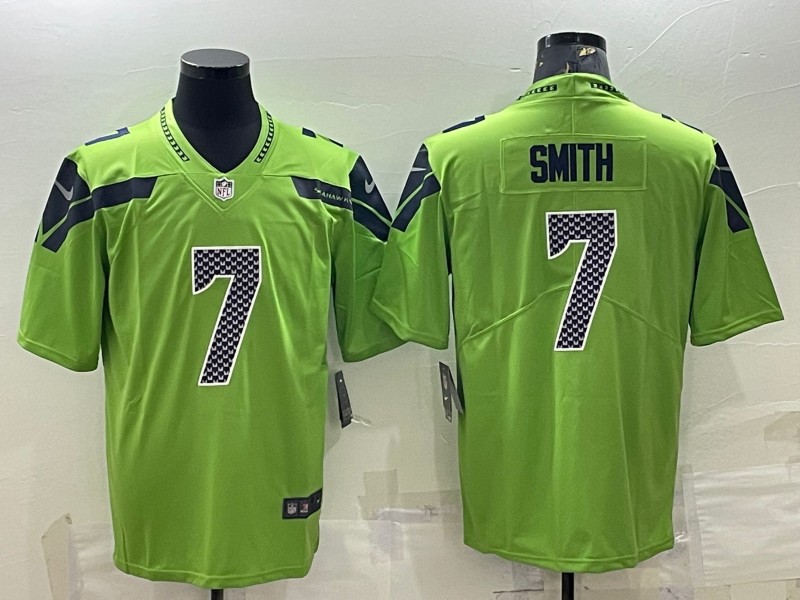 Men's Seattle Seahawks #7 Geno Smith Green Vapor Untouchable Limited Stitched Jersey Men's Seattle Seahawks #7 Geno Smith Green Vapor Untouchable Limited Stitched Jersey
