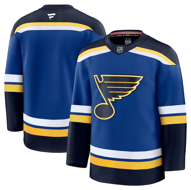 Men's St. Louis Blues Blank Blue 2024-25 Home Stitched Hockey Jersey Men's St. Louis Blues Blank Blue 2024-25 Home Stitched Hockey Jersey