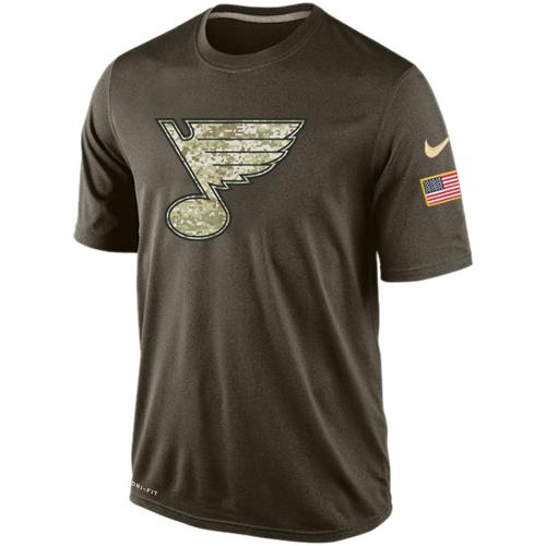 Men's St. Louis Blues Salute To Service Nike Dri-FIT T-Shirt Men's St. Louis Blues Salute To Service Nike Dri-FIT T-Shirt