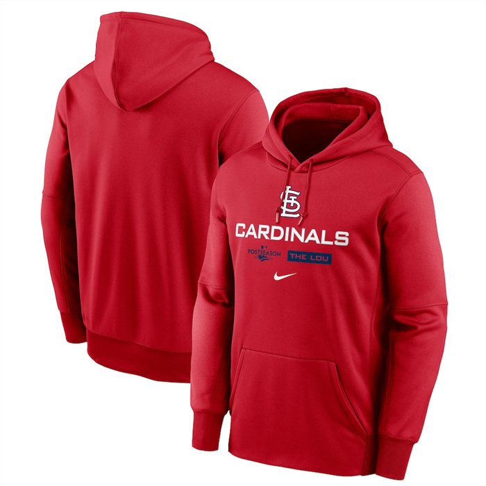 Men's St. Louis Cardinals Red 2022 Performance Pullover Hoodie Men's St. Louis Cardinals Red 2022 Performance Pullover Hoodie