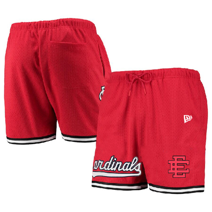 Men's St. Louis Cardinals Red Mesh Shorts 001 Men's St. Louis Cardinals Red Mesh Shorts 001