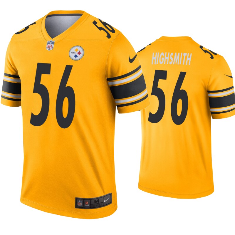 Men's Steelers #56 Highsmith Gold Rush Jersey (1) Men's Steelers #56 Highsmith Gold Rush Jersey (1)