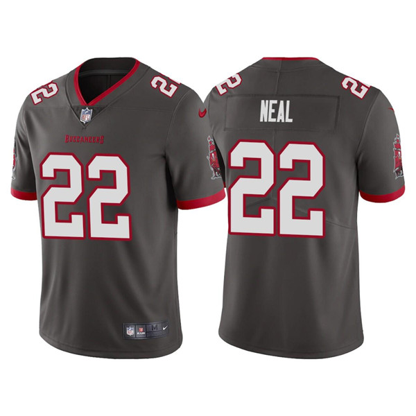 Men's Tampa Bay Buccaneers #22 Keanu Neal Grey Vapor Untouchable Limited Stitched Jersey Men's Tampa Bay Buccaneers #22 Keanu Neal Grey Vapor Untouchable Limited Stitched Jersey