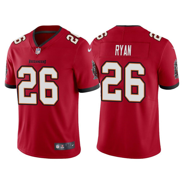 Men's Tampa Bay Buccaneers #26 Logan Ryan Red Vapor Untouchable Limited Stitched Jersey Men's Tampa Bay Buccaneers #26 Logan Ryan Red Vapor Untouchable Limited Stitched Jersey