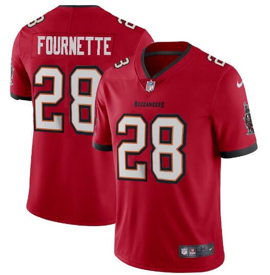 Men's Tampa Bay Buccaneers #28 Leonard Fournette New Red Vapor Untouchable Limited Stitched Jersey Men's Tampa Bay Buccaneers #28 Leonard Fournette New Red Vapor Untouchable Limited Stitched Jersey