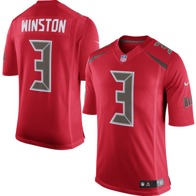 Men's Tampa Bay Buccaneers #3 Jameis Winston Nike Red Color Rush Elite Jersey Men's Tampa Bay Buccaneers #3 Jameis Winston Nike Red Color Rush Elite Jersey