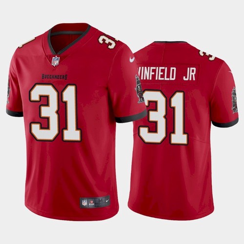 Men's Tampa Bay Buccaneers #31 Antoine Winfield Jr. 2020 NFL Draft Vapor Limited Red Jersey Men's Tampa Bay Buccaneers #31 Antoine Winfield Jr. 2020 NFL Draft Vapor Limited Red Jersey