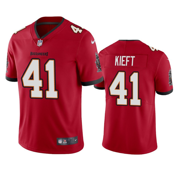 Men's Tampa Bay Buccaneers #41 Ko Kieft Red Vapor Untouchable Limited Stitched Jersey Men's Tampa Bay Buccaneers #41 Ko Kieft Red Vapor Untouchable Limited Stitched Jersey