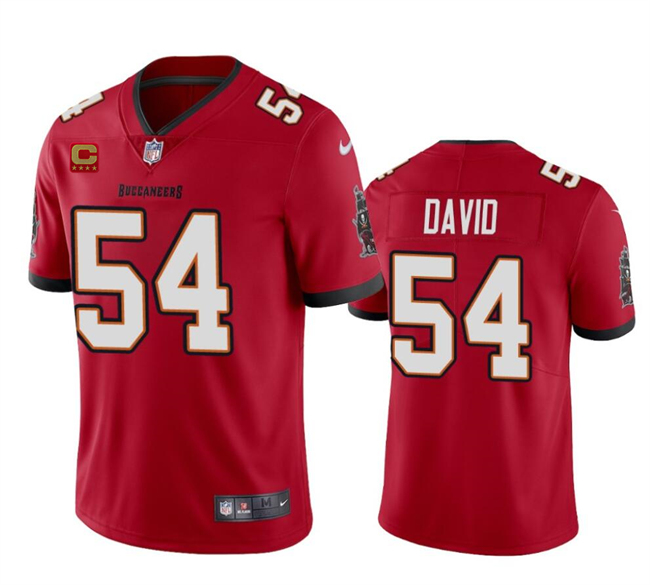 Men's Tampa Bay Buccaneers #54 Lavonte David Red 2024 With 4-Star C Patch Vapor Untouchable Limited Stitched NFL Jersey Men's Tampa Bay Buccaneers #54 Lavonte David Red 2024 With 4-Star C Patch Vapor Untouchable Limited Stitched NFL Jersey