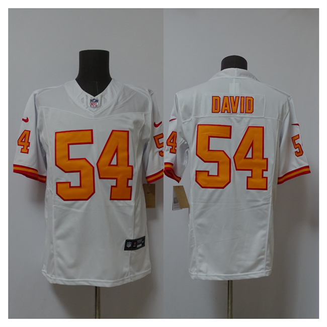 Men's Tampa Bay Buccaneers #54 Lavonte David White 2025 F.U.S.E. Vapor Limited Stitched Jersey Men's Tampa Bay Buccaneers #54 Lavonte David White 2025 F.U.S.E. Vapor Limited Stitched Jersey
