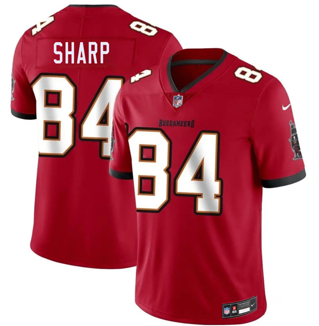 Men's Tampa Bay Buccaneers #84 Bauer Sharp Red 2026 Draft Vapor Limited Stitched Jersey Men's Tampa Bay Buccaneers #84 Bauer Sharp Red 2026 Draft Vapor Limited Stitched Jersey