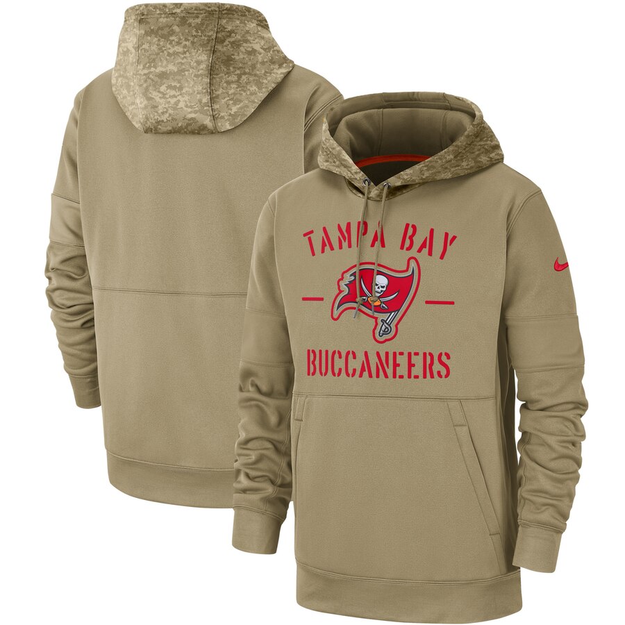 Men's Tampa Bay Buccaneers 2019 Salute To Service Sideline Therma Pullover Hoodie Men's Tampa Bay Buccaneers 2019 Salute To Service Sideline Therma Pullover Hoodie