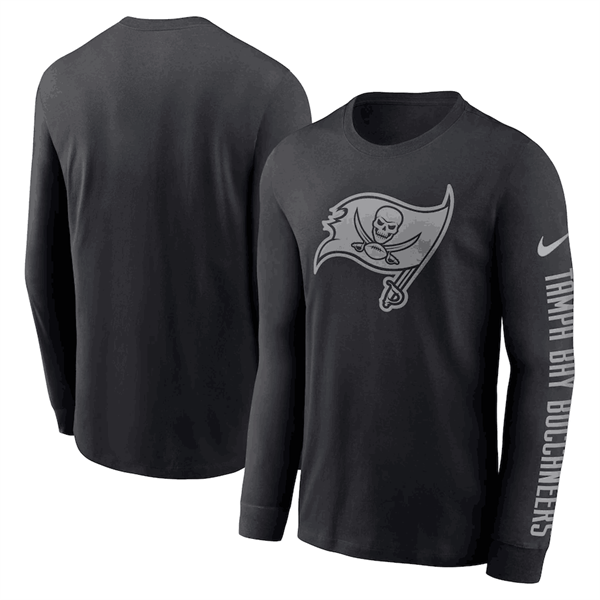 Men's Tampa Bay Buccaneers Black Long Sleeve T-Shirt Men's Tampa Bay Buccaneers Black Long Sleeve T-Shirt