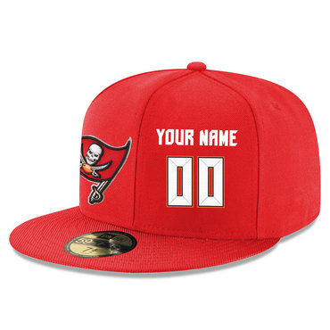 Men's Tampa Bay Buccaneers Red Color Snapback Custom Hat (Stitched any name&number) Men's Tampa Bay Buccaneers Red Color Snapback Custom Hat (Stitched any name&number)