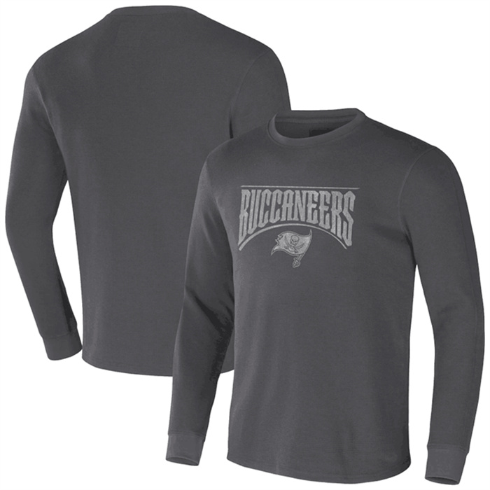 Men's Tampa Bay Buccaneers X Darius Rucker Collection Charcoal Long Sleeve Thermal T-Shirt Men's Tampa Bay Buccaneers X Darius Rucker Collection Charcoal Long Sleeve Thermal T-Shirt