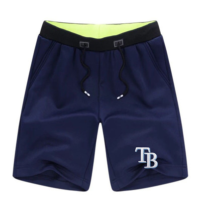 Men's Tampa Bay Rays Team Logo Navy Baseball Shorts