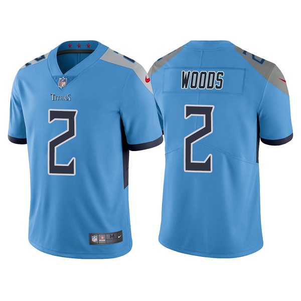 Men's Tennessee Titans #2 Robert Woods Blue Vapor Untouchable Stitched Jersey Men's Tennessee Titans #2 Robert Woods Blue Vapor Untouchable Stitched Jersey
