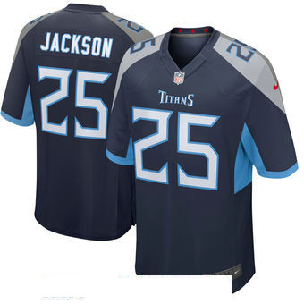Men's Tennessee Titans #25 Adoree' Jackson Nike Navy New 2018 Game Jersey Men's Tennessee Titans #25 Adoree' Jackson Nike Navy New 2018 Game Jersey