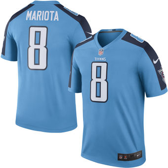 Men's Tennessee Titans #8 Marcus Mariota Nike Light Blue Color Rush Legend Jersey Men's Tennessee Titans #8 Marcus Mariota Nike Light Blue Color Rush Legend Jersey