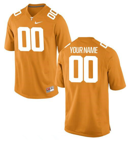 Men's Tennessee Volunteers Nike Custom Game Jersey - 2016 Tennessee Orange Men's Tennessee Volunteers Nike Custom Game Jersey - 2016 Tennessee Orange