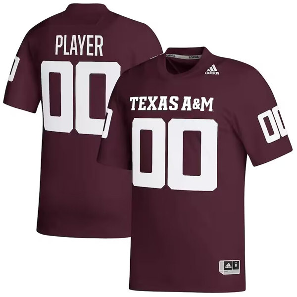 Men's Texas A&M Aggies ACTIVE PLAYER Custom Maroon Stitched Football Jersey Men's Texas A&M Aggies ACTIVE PLAYER Custom Maroon Stitched Football Jersey