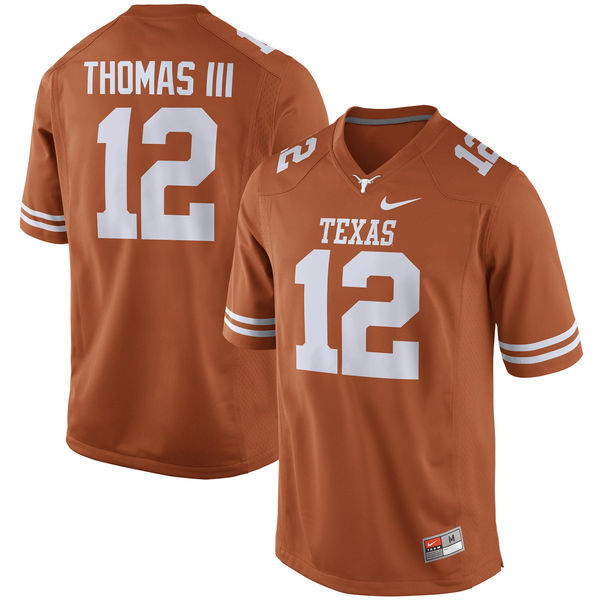 Men's Texas Longhorns 12 Earl Thomas III Orange Nike College Jersey Men's Texas Longhorns 12 Earl Thomas III Orange Nike College Jersey