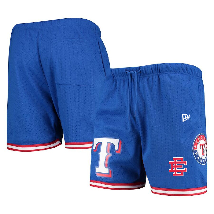 Men's Texas Rangers Royal Mesh Shorts Men's Texas Rangers Royal Mesh Shorts
