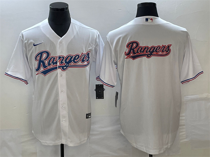Men's Texas Rangers White Team Big Logo Cool Base Stitched Baseball Jersey Men's Texas Rangers White Team Big Logo Cool Base Stitched Baseball Jersey