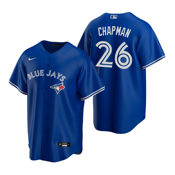 Men's Toronto Blue Jays #26 Matt Chapman Royal Cool Base Stitched Jersey Men's Toronto Blue Jays #26 Matt Chapman Royal Cool Base Stitched Jersey