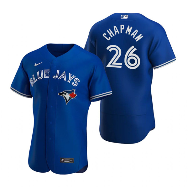 Men's Toronto Blue Jays #26 Matt Chapman Royal Flex Base Stitched Baseball Jersey Men's Toronto Blue Jays #26 Matt Chapman Royal Flex Base Stitched Baseball Jersey
