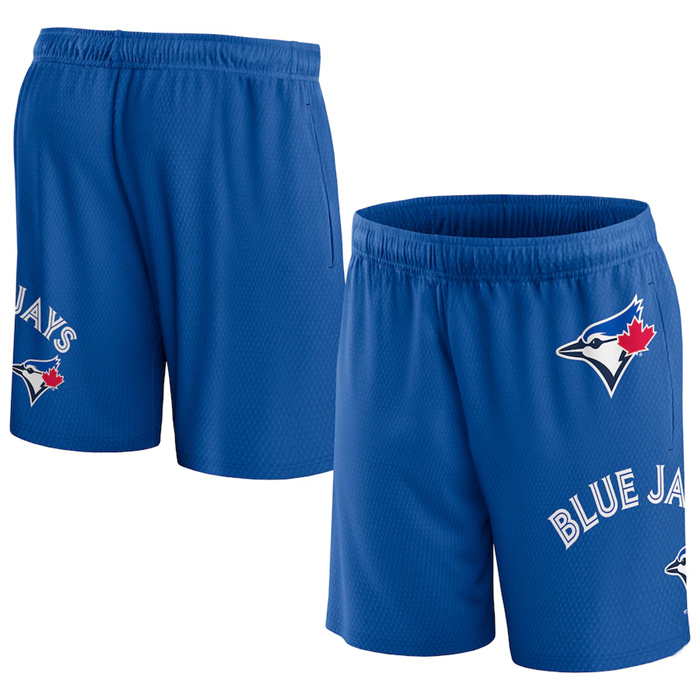 Men's Toronto Blue Jays Royal Clincher Mesh Shorts Men's Toronto Blue Jays Royal Clincher Mesh Shorts