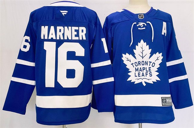 Men's Toronto Maple Leafs #16 Mitchell Marner Blue 2024-25 Stitched Jersey Men's Toronto Maple Leafs #16 Mitchell Marner Blue 2024-25 Stitched Jersey