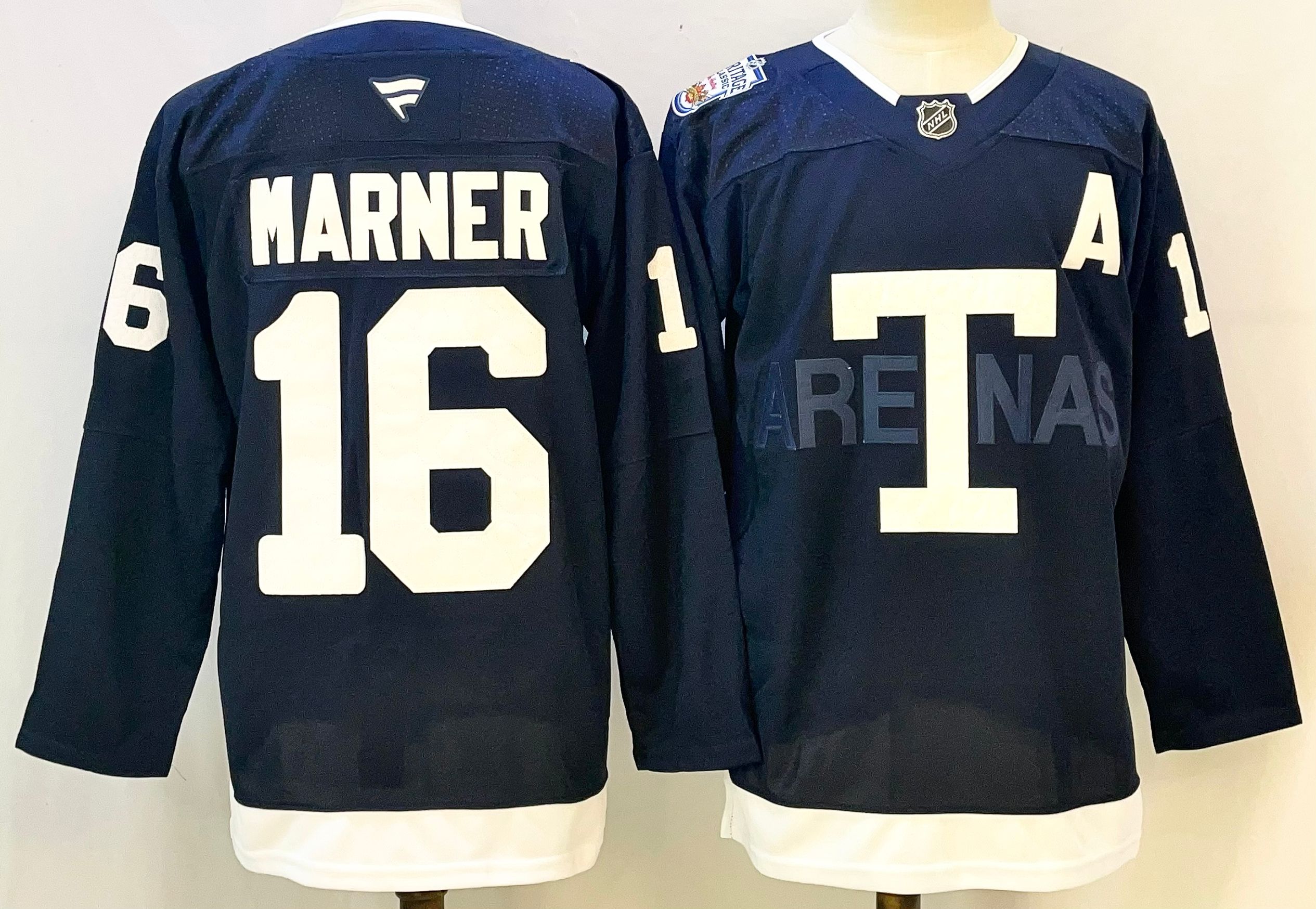Men's Toronto Maple Leafs #16 Mitchell Marner Navy 2024-25 With A Patch Stitched Jersey Men's Toronto Maple Leafs #16 Mitchell Marner Navy 2024-25 With A Patch Stitched Jersey