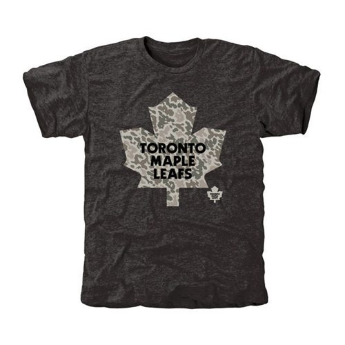 Men's Toronto Maple Leafs Black Rink Warrior T-Shirt Men's Toronto Maple Leafs Black Rink Warrior T-Shirt