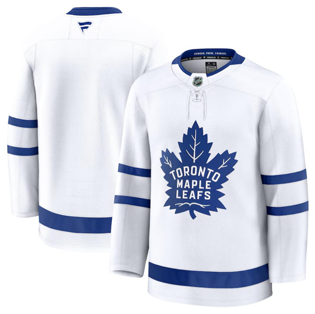 Men's Toronto Maple Leafs Blank White 2024-25 Away Stitched Hockey Jersey Men's Toronto Maple Leafs Blank White 2024-25 Away Stitched Hockey Jersey