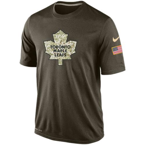 Men's Toronto Maple Leafs Salute To Service Nike Dri-FIT T-Shirt Men's Toronto Maple Leafs Salute To Service Nike Dri-FIT T-Shirt