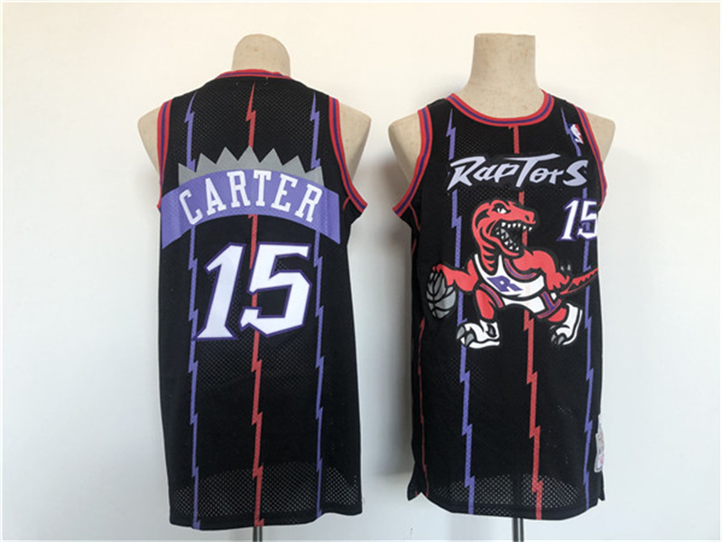 Men's Toronto Raptors #15 Vince Carter Black Basketball Jersey Men's Toronto Raptors #15 Vince Carter Black Basketball Jersey