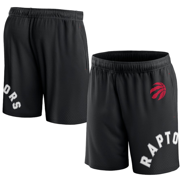 Men's Toronto Raptors Black Free Throw Mesh Shorts Men's Toronto Raptors Black Free Throw Mesh Shorts