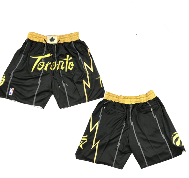 Men's Toronto Raptors Black Mitchell&Ness Shorts (Run Small) Men's Toronto Raptors Black Mitchell&Ness Shorts (Run Small)