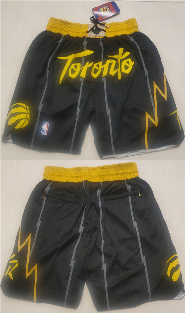 Men's Toronto Raptors Black Mitchell&Ness Shorts (Run Small) Men's Toronto Raptors Black Mitchell&Ness Shorts (Run Small)