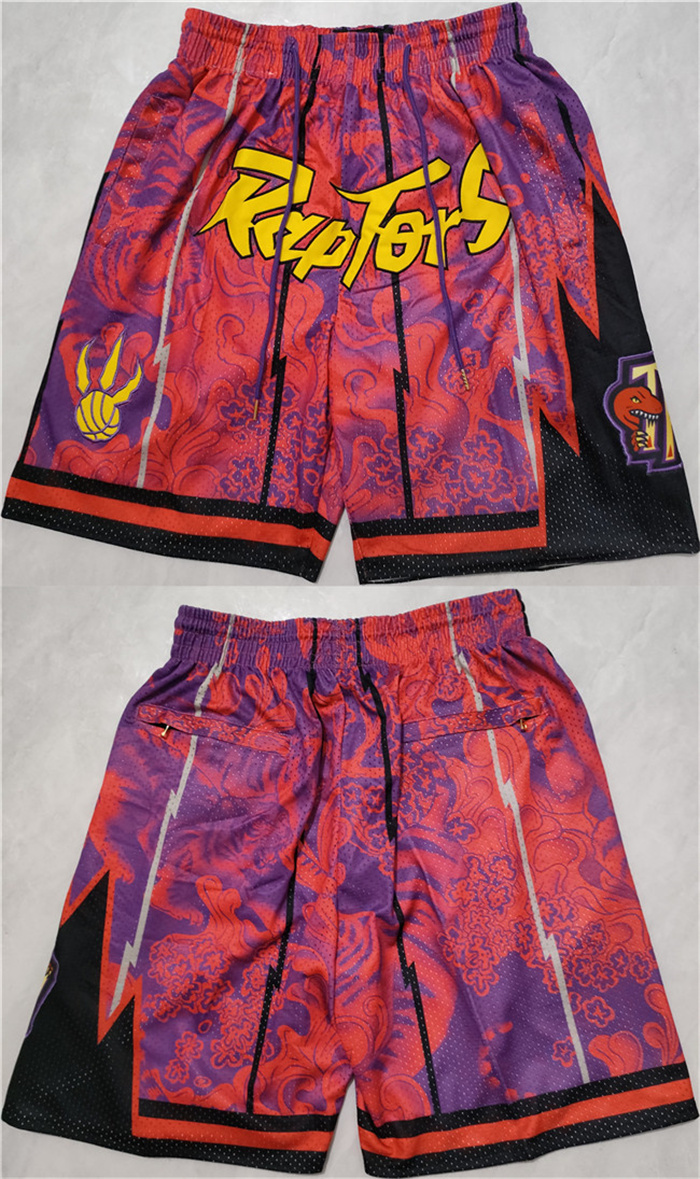 Men's Toronto Raptors Red Mitchell&Ness Shorts (Run Small) Men's Toronto Raptors Red Mitchell&Ness Shorts (Run Small)