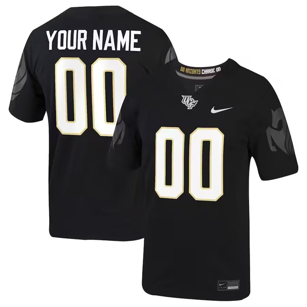 Men's UCF Knights ACTIVE PLAYER Custom Black Stitched Game Jersey Men's UCF Knights ACTIVE PLAYER Custom Black Stitched Game Jersey